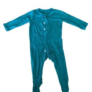 KYTE BABY Snapped Footie (Color: Green) /3-6 months
